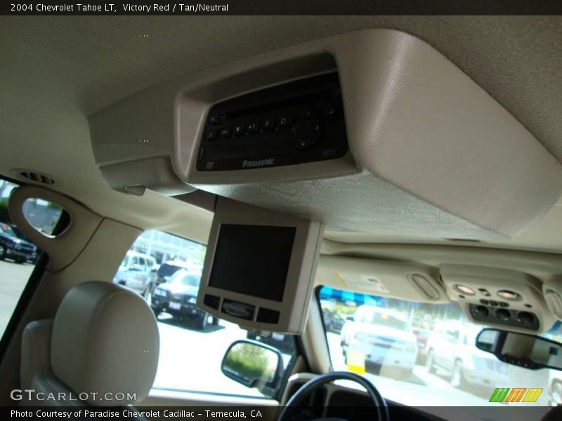 Victory Red / Tan/Neutral 2004 Chevrolet Tahoe LT