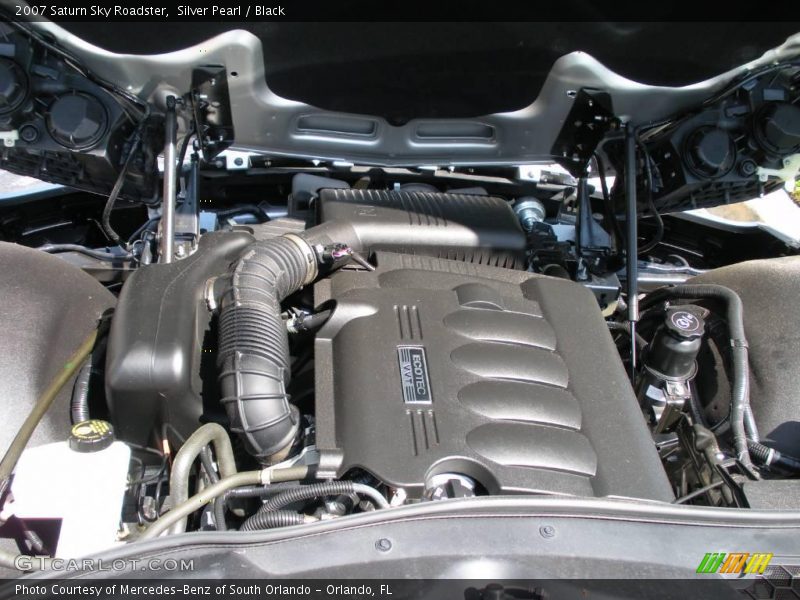 Silver Pearl / Black 2007 Saturn Sky Roadster