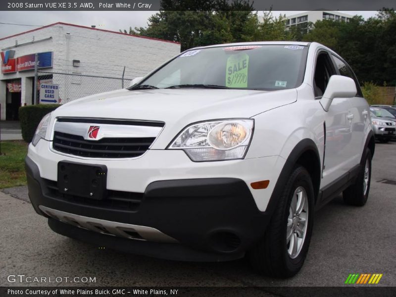 Polar White / Gray 2008 Saturn VUE XE 3.5 AWD
