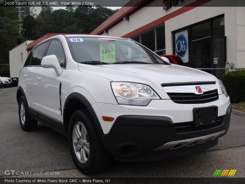 Polar White / Gray 2008 Saturn VUE XE 3.5 AWD