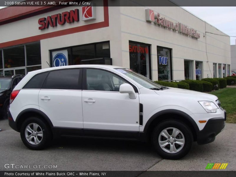 Polar White / Gray 2008 Saturn VUE XE 3.5 AWD