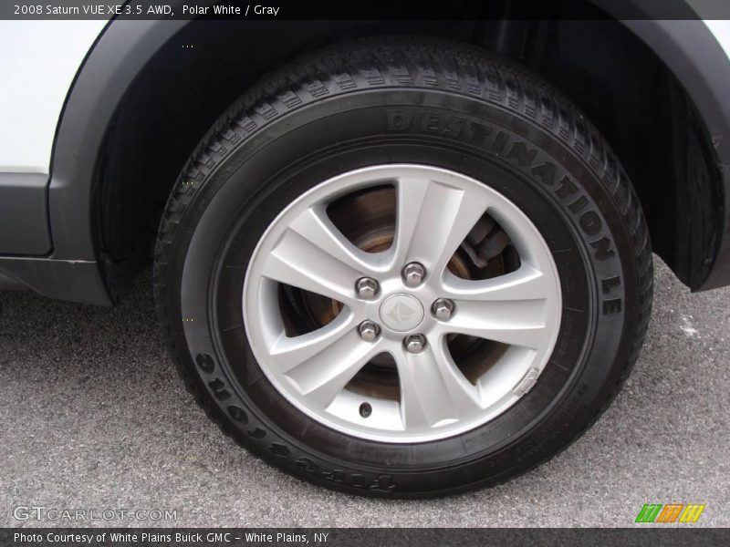 Polar White / Gray 2008 Saturn VUE XE 3.5 AWD