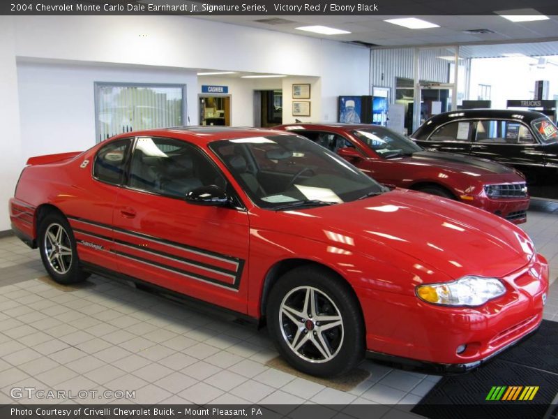 Victory Red / Ebony Black 2004 Chevrolet Monte Carlo Dale Earnhardt Jr. Signature Series