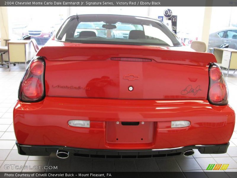 Victory Red / Ebony Black 2004 Chevrolet Monte Carlo Dale Earnhardt Jr. Signature Series