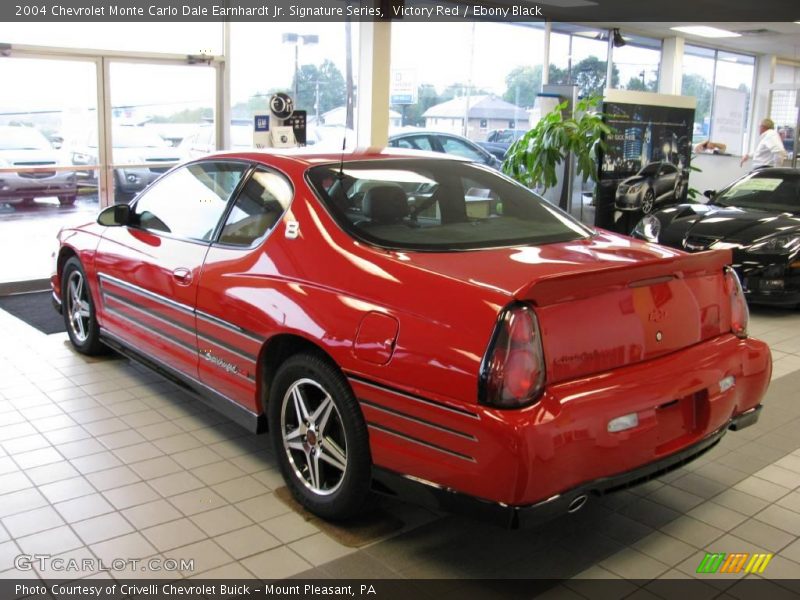 Victory Red / Ebony Black 2004 Chevrolet Monte Carlo Dale Earnhardt Jr. Signature Series