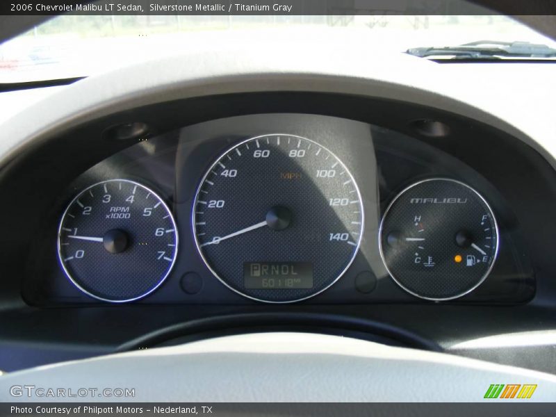 Silverstone Metallic / Titanium Gray 2006 Chevrolet Malibu LT Sedan