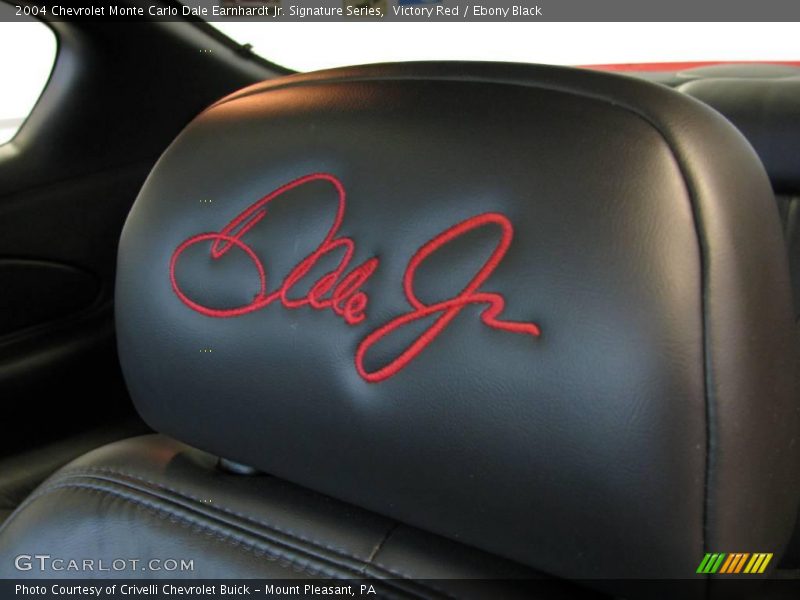 Victory Red / Ebony Black 2004 Chevrolet Monte Carlo Dale Earnhardt Jr. Signature Series