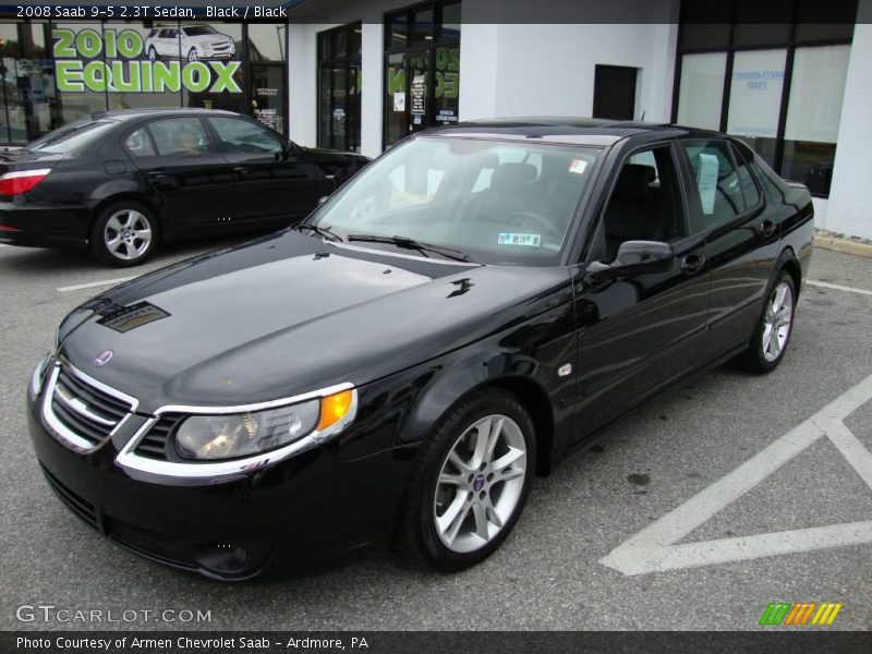 Black / Black 2008 Saab 9-5 2.3T Sedan