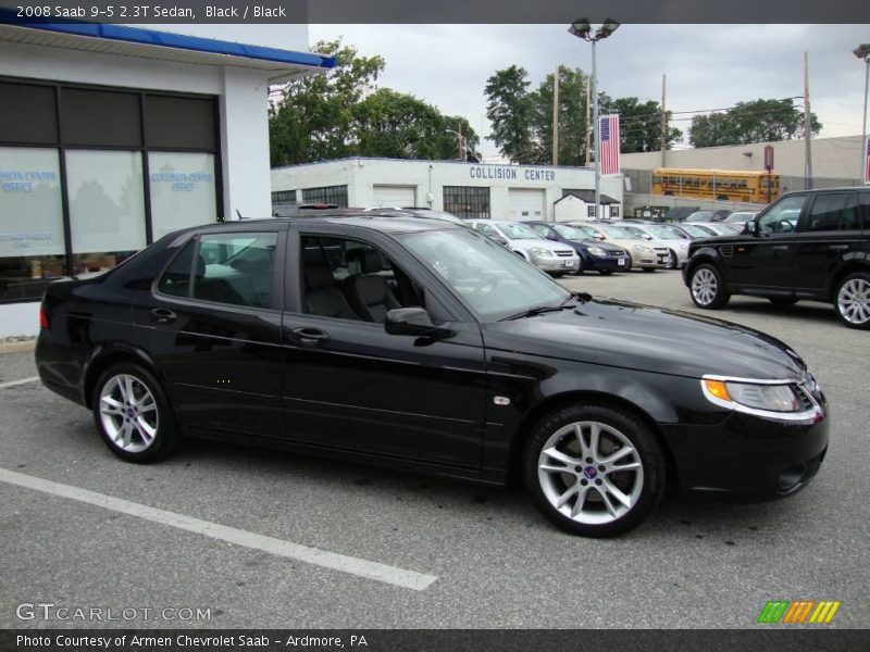 Black / Black 2008 Saab 9-5 2.3T Sedan
