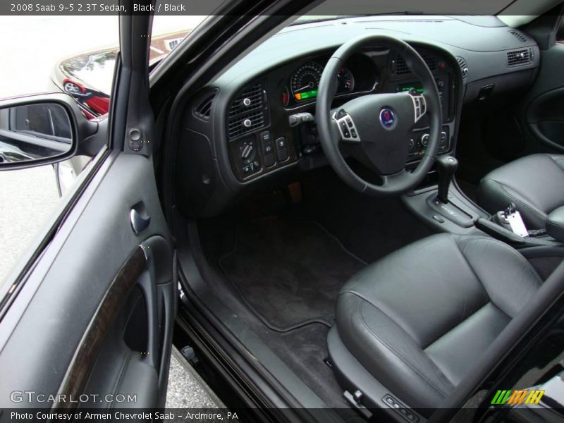 Black / Black 2008 Saab 9-5 2.3T Sedan
