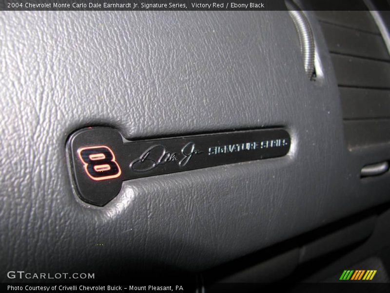 Victory Red / Ebony Black 2004 Chevrolet Monte Carlo Dale Earnhardt Jr. Signature Series