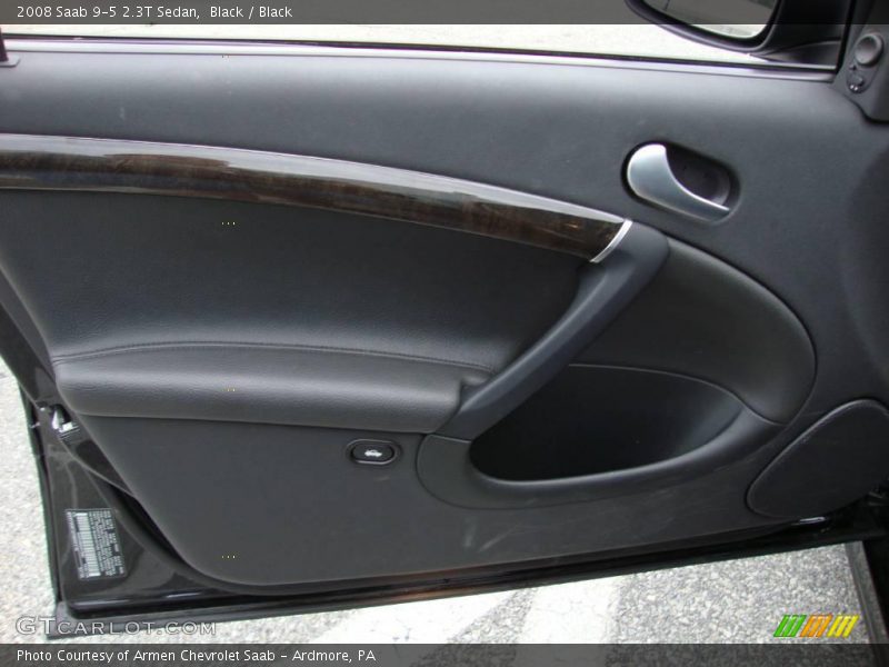 Black / Black 2008 Saab 9-5 2.3T Sedan