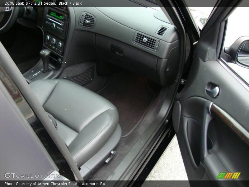 Black / Black 2008 Saab 9-5 2.3T Sedan