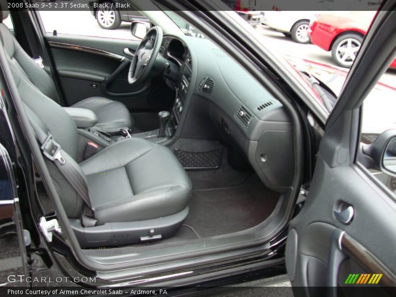 Black / Black 2008 Saab 9-5 2.3T Sedan