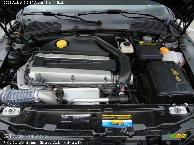 Black / Black 2008 Saab 9-5 2.3T Sedan