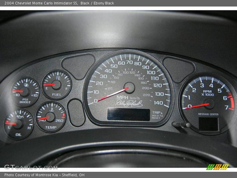 Black / Ebony Black 2004 Chevrolet Monte Carlo Intimidator SS