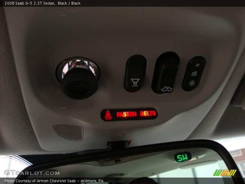 Black / Black 2008 Saab 9-5 2.3T Sedan