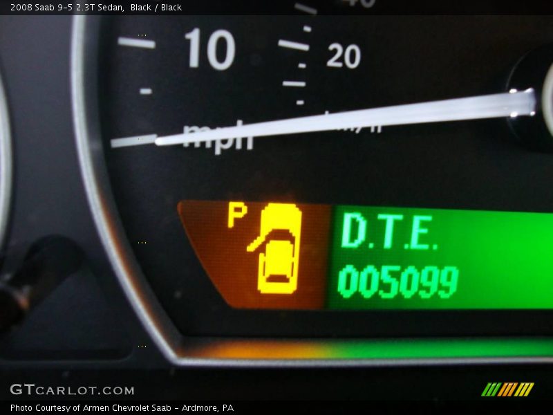 Black / Black 2008 Saab 9-5 2.3T Sedan