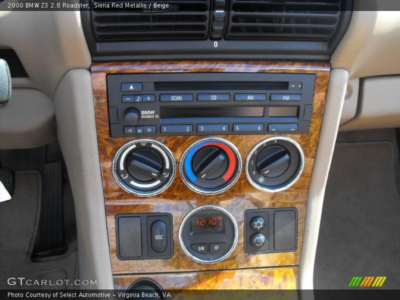Controls of 2000 Z3 2.8 Roadster