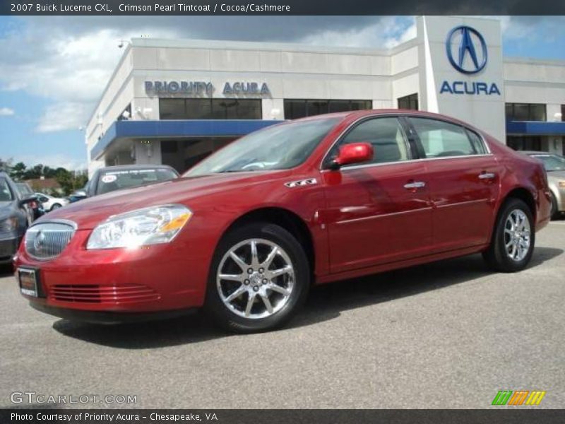 Crimson Pearl Tintcoat / Cocoa/Cashmere 2007 Buick Lucerne CXL