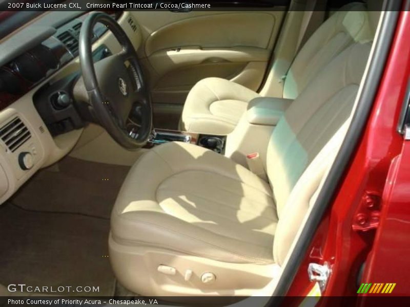 Crimson Pearl Tintcoat / Cocoa/Cashmere 2007 Buick Lucerne CXL