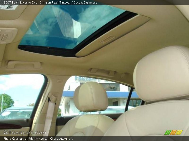 Crimson Pearl Tintcoat / Cocoa/Cashmere 2007 Buick Lucerne CXL