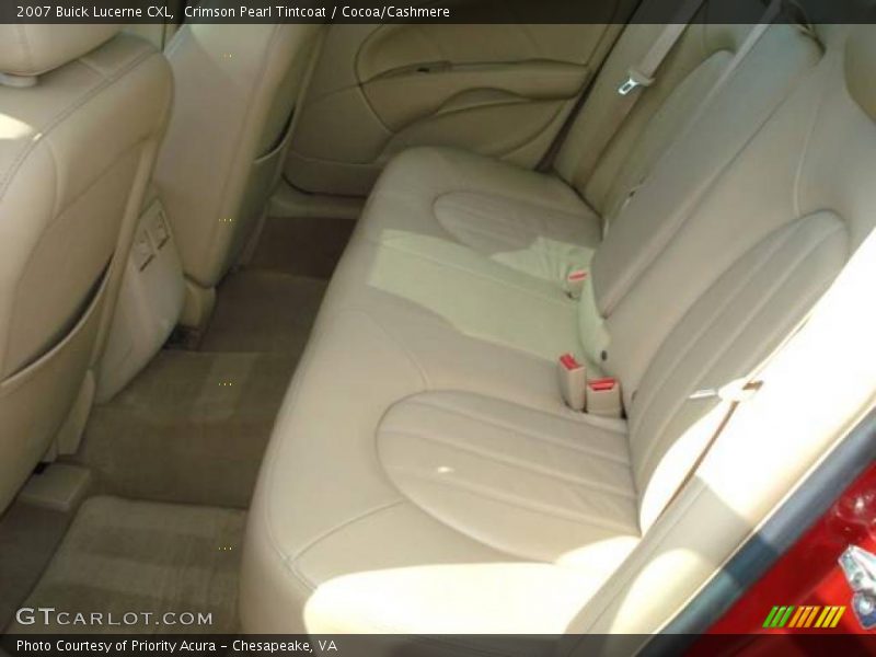 Crimson Pearl Tintcoat / Cocoa/Cashmere 2007 Buick Lucerne CXL