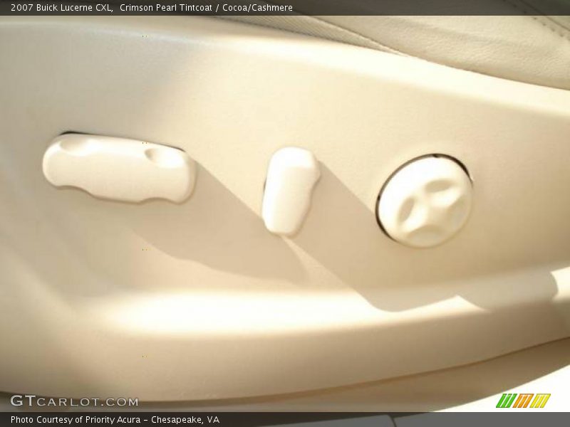 Crimson Pearl Tintcoat / Cocoa/Cashmere 2007 Buick Lucerne CXL
