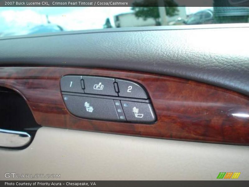 Crimson Pearl Tintcoat / Cocoa/Cashmere 2007 Buick Lucerne CXL