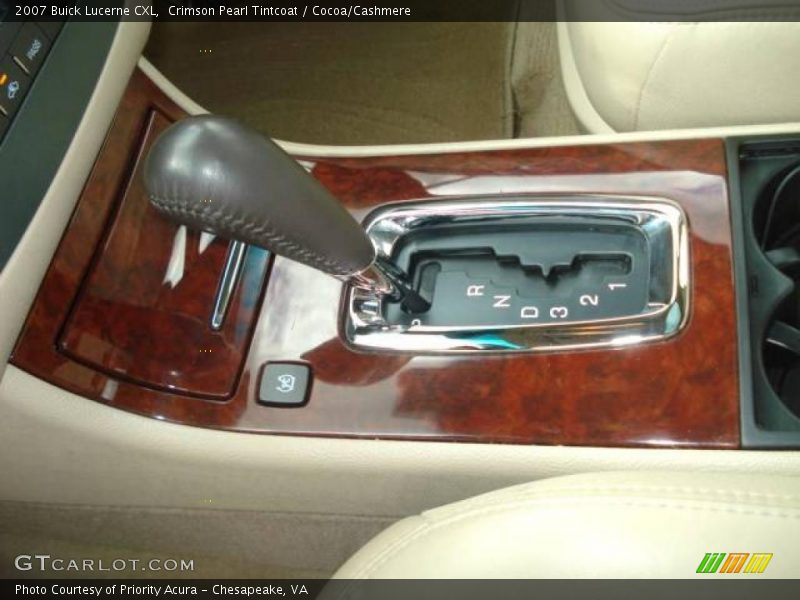 Crimson Pearl Tintcoat / Cocoa/Cashmere 2007 Buick Lucerne CXL