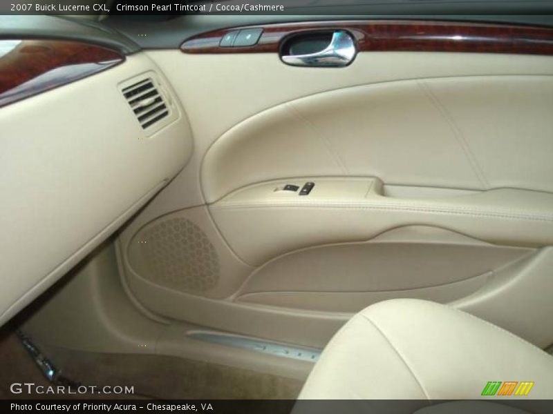 Crimson Pearl Tintcoat / Cocoa/Cashmere 2007 Buick Lucerne CXL