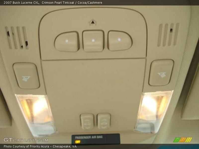 Crimson Pearl Tintcoat / Cocoa/Cashmere 2007 Buick Lucerne CXL