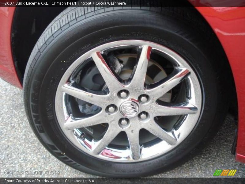 Crimson Pearl Tintcoat / Cocoa/Cashmere 2007 Buick Lucerne CXL