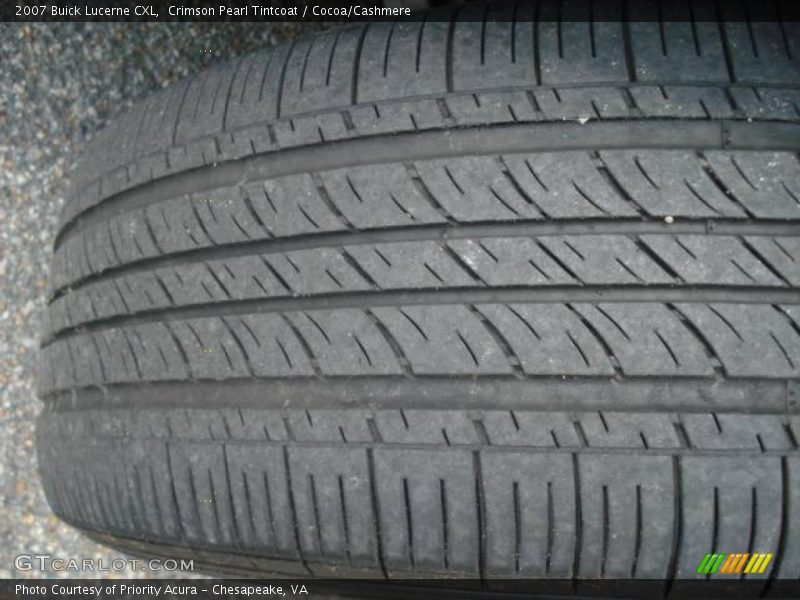 Crimson Pearl Tintcoat / Cocoa/Cashmere 2007 Buick Lucerne CXL