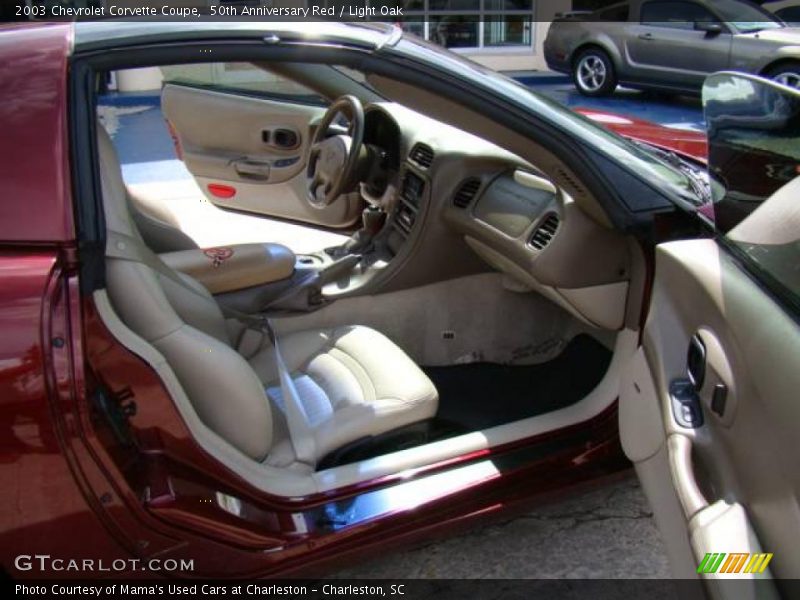 50th Anniversary Red / Light Oak 2003 Chevrolet Corvette Coupe
