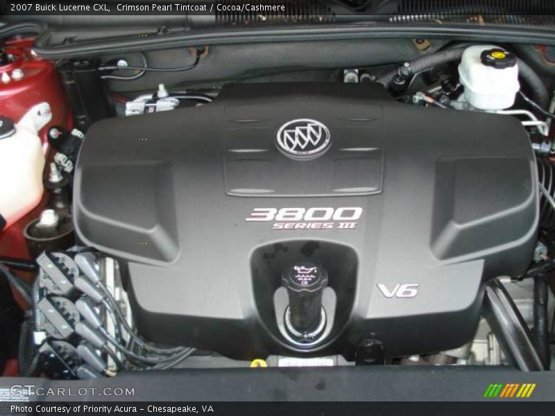 Crimson Pearl Tintcoat / Cocoa/Cashmere 2007 Buick Lucerne CXL