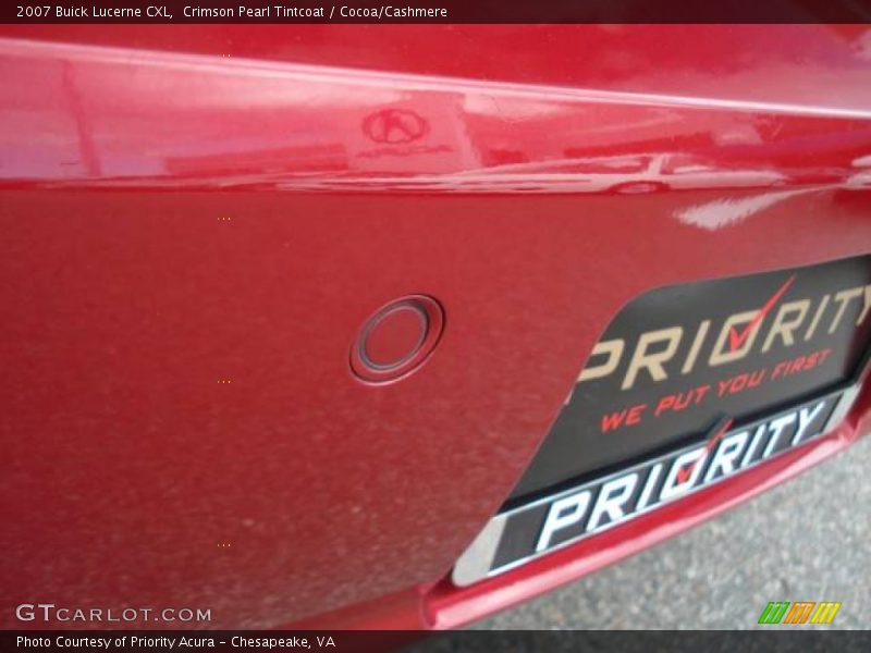 Crimson Pearl Tintcoat / Cocoa/Cashmere 2007 Buick Lucerne CXL