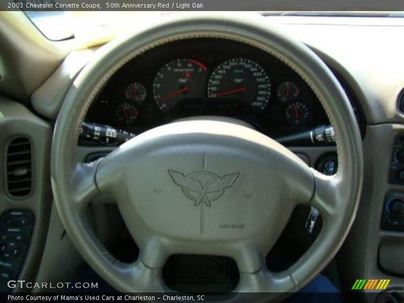 50th Anniversary Red / Light Oak 2003 Chevrolet Corvette Coupe