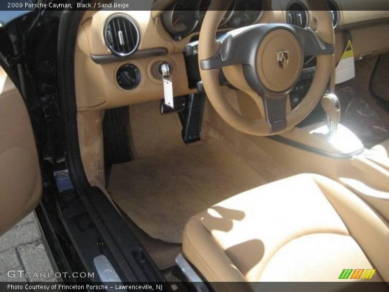 Black / Sand Beige 2009 Porsche Cayman
