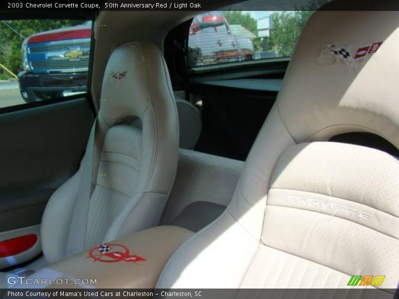 50th Anniversary Red / Light Oak 2003 Chevrolet Corvette Coupe