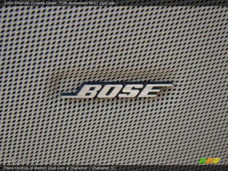 50th Anniversary Red / Light Oak 2003 Chevrolet Corvette Coupe