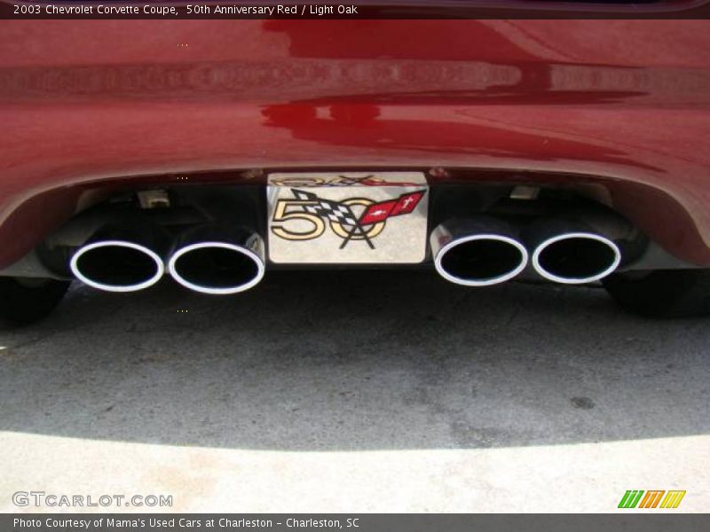 50th Anniversary Red / Light Oak 2003 Chevrolet Corvette Coupe