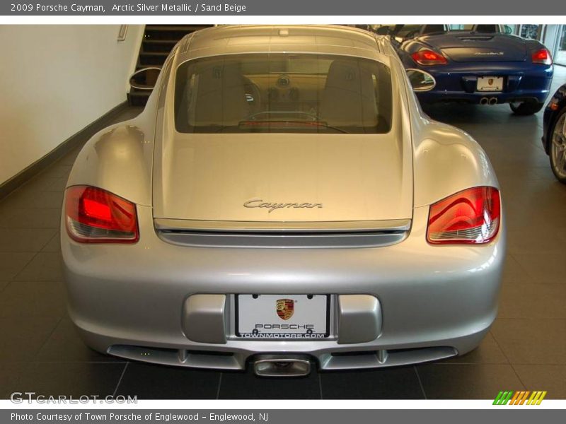 Arctic Silver Metallic / Sand Beige 2009 Porsche Cayman