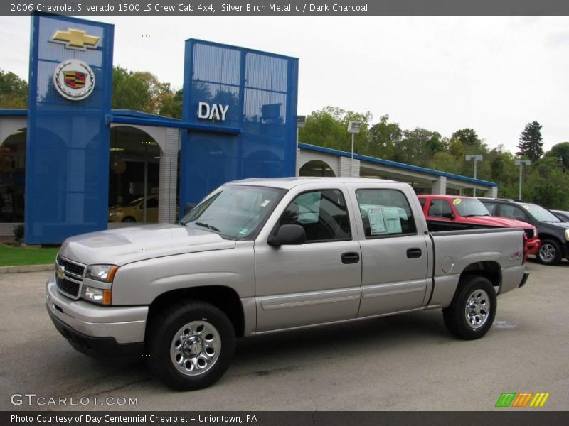 Silver Birch Metallic / Dark Charcoal 2006 Chevrolet Silverado 1500 LS Crew Cab 4x4