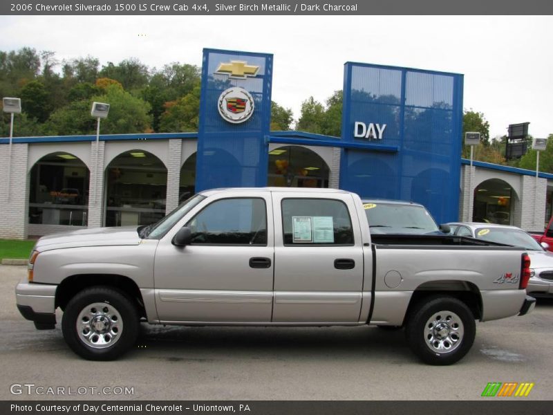 Silver Birch Metallic / Dark Charcoal 2006 Chevrolet Silverado 1500 LS Crew Cab 4x4