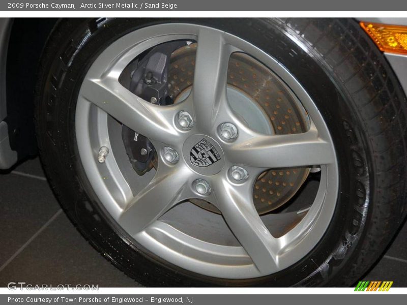 Arctic Silver Metallic / Sand Beige 2009 Porsche Cayman
