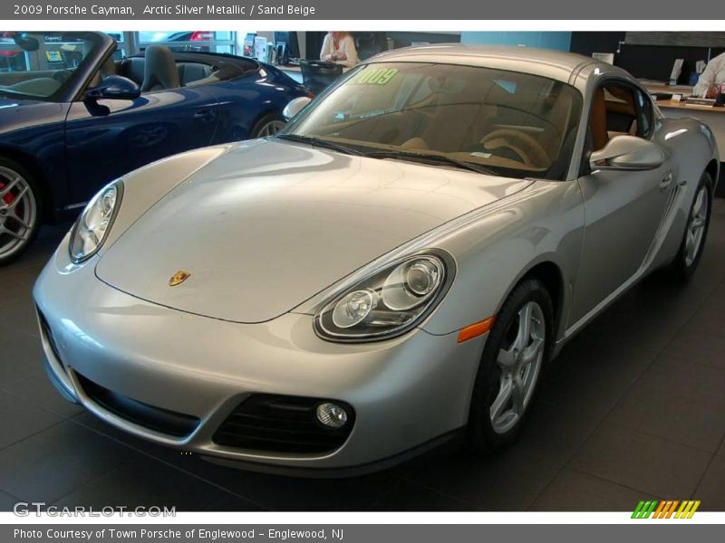 Arctic Silver Metallic / Sand Beige 2009 Porsche Cayman