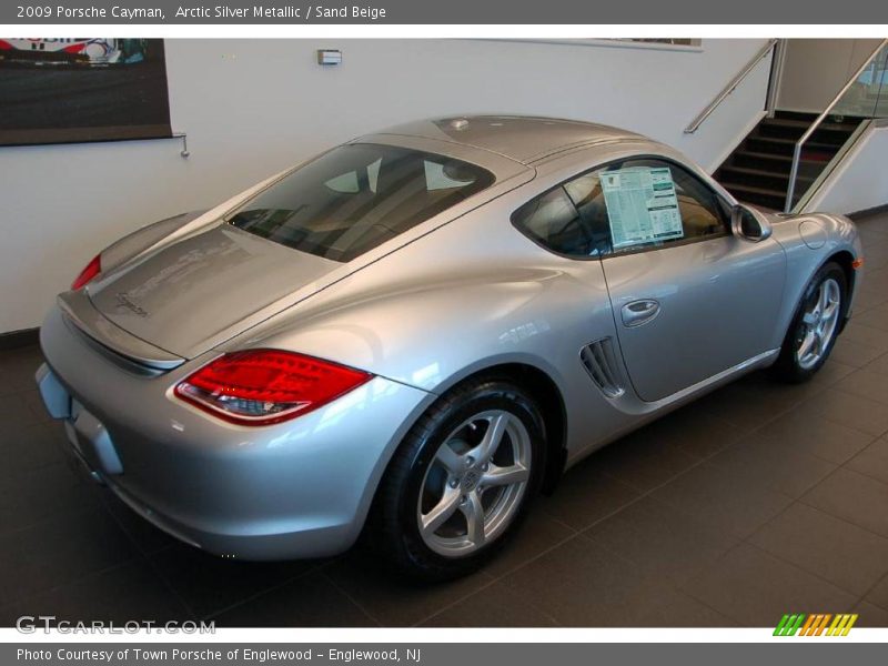 Arctic Silver Metallic / Sand Beige 2009 Porsche Cayman