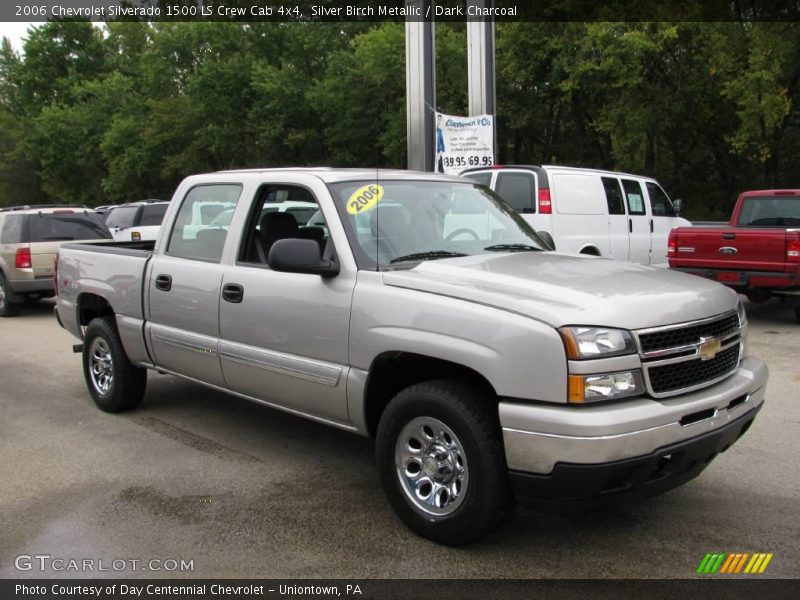Silver Birch Metallic / Dark Charcoal 2006 Chevrolet Silverado 1500 LS Crew Cab 4x4