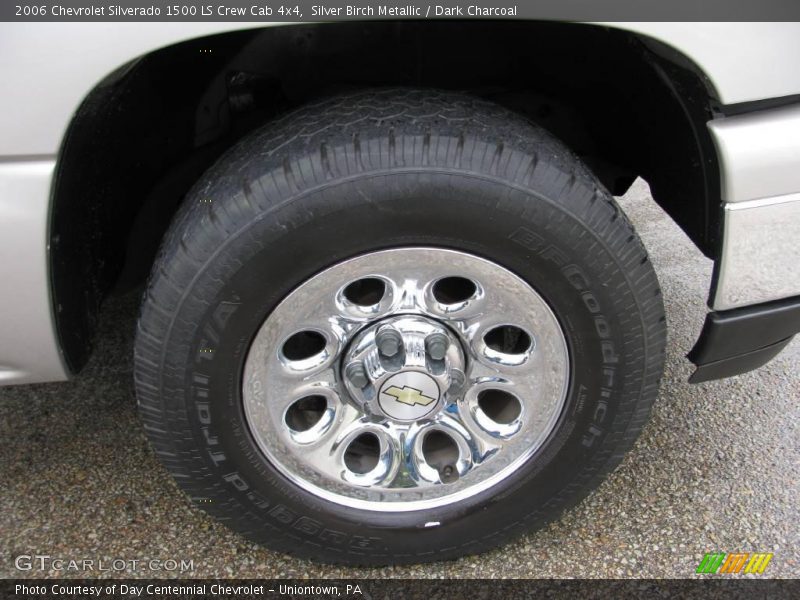 Silver Birch Metallic / Dark Charcoal 2006 Chevrolet Silverado 1500 LS Crew Cab 4x4